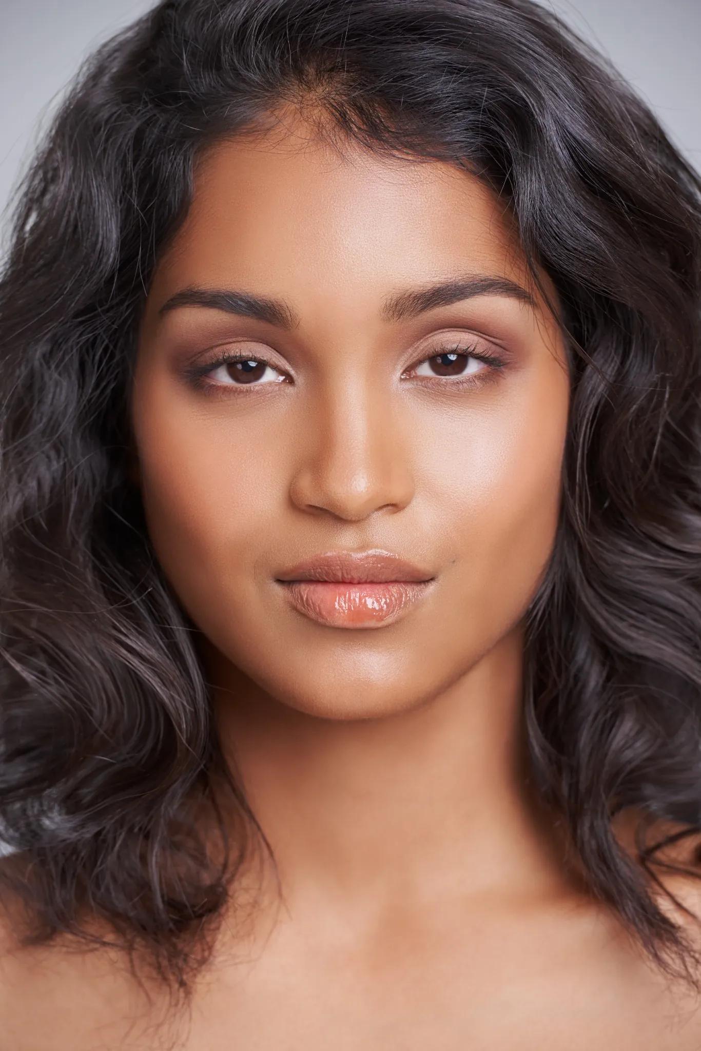 Close-up portrait of a woman
